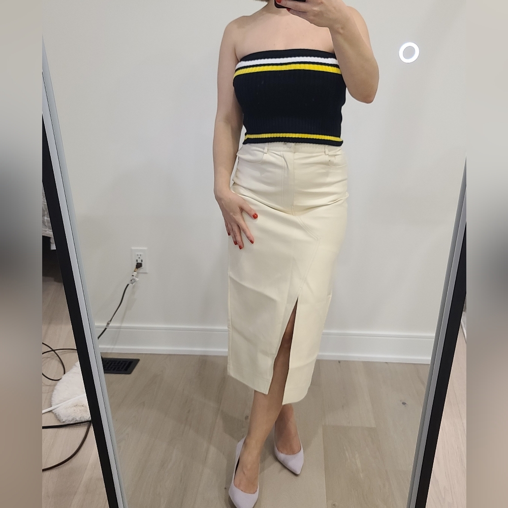 NWT Forever 21 Rayon rib knit tube top M